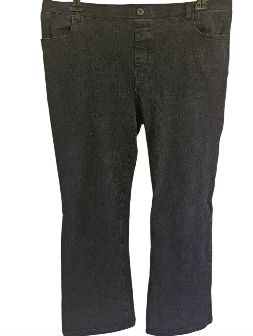 Betabrand Black Bootcut Stretch Jeans XXL